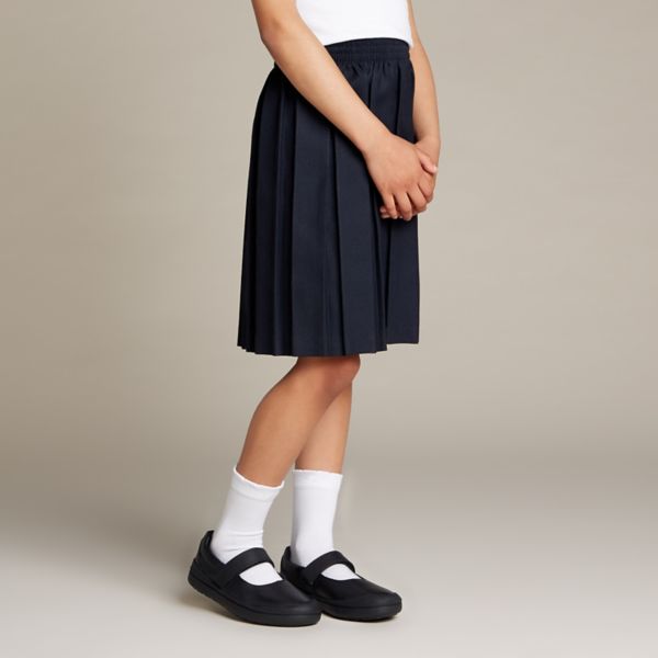 Clarks Girls Rock Spark Kid School Shoes Black | CA-7064913